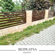 Nowoczesne ogrodzenie - montaż