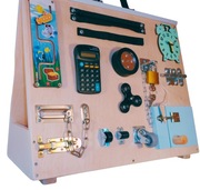 tablica sensoryczna dwustronna DUŻA rękodzieło