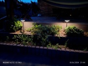 Solarne ogrodowe światła 4 sztuki - ciepła barwa