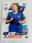 Topps match attax 2025/26 extra NIAMH CHARLES 133 CHELSEA Karta ROOKIE