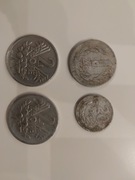 Monety PRL 1 zł, 2 zł jagody, 20 gr. 1949, 1958 