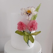 Kwiaty papierowe waflowe 