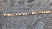 Srebrna bransoletka damska/męska – splot figaro – 20cm – 7 mm