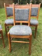 Dębowe krzesła , kąplet krzeseł, krzesła 