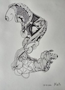 Obraz "psie" ręcznie wykonany