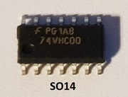 74VHC00  Quad 2-Input NAND Gate