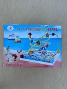 Drewniany labirynt dla dzieci, zabawka edukacyjna dla malucha