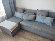 Narożnik Angsta IKEA szary rogówka super rozkładany pojemnik