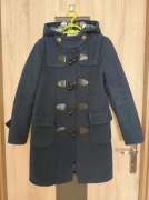 303 Granatowy płaszczyk budrysówka wełna kaszmir MaxMara rozmiar M