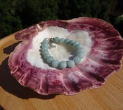 Bransoletka Jadeit Myanmar kamienie naturalne Regulowana