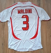 Paolo Maldini AC Milan koszulka podpis autograf Beckett piłka nożna