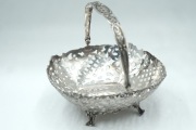 Koszyk , Koszyczek ,  patera do owoców zawartości srebra 90