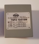Transformator do druku TSPZ 10/18M 2x6V.