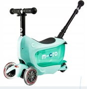Jeździk i Hulajnoga Micro Mini2go Deluxe Plus Mint drążek do pchania MMD031