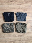 Zestaw 4 koszulki Zara Primark Rozmiar S Pakiet