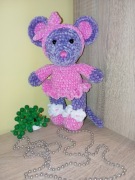 Maskotka myszka amigurumi handmade 