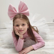 Duża kokarda do włosów – opaska z kokardą, kokarda dla lalek na halloween