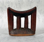 Stary zagłówek Jille afrykański Afryki Afryka 