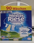Proszek do prania uniwersalnego Weißer Riese 90 prań z Niemiec