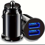 Ładowarka Samochodowa USB 4,8A Metalowy LED Do Telefonu Auta