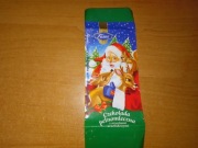 Fazer czekolada mleczna świąteczna 2002 puste opakowanie