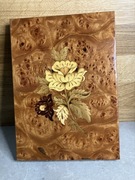 zawieszka na sciane intarsja czeczot.plyta meblowa oklejona fornirem lakier