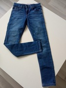 Tommy Hilfiger spodnie młodzieżowe jeans niebieskie r 152