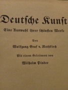 Deutsche Kunst wydanie 1934 Berlin 340 zdjęć rycin pisane gotykiem 