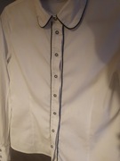 Okolicznościowa biała koszula dziewczęca 