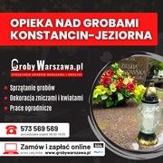 Opieka nad grobami Konstancin-Jeziorna, sprzątanie grobów