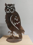 Sowa metalowa 28 cm do domu ,ogrodu kolory