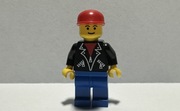 LEGO CLASSIC TOWN LEATHER JACKET WITH ZIPPERS lea006