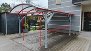 Sprzedam carport - wiata samochodowa