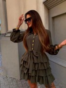 Sukienka butelkowa zieleń r. L