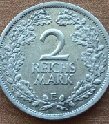  Niemcy - Weimar - 2 Marki 1925 E - Srebro