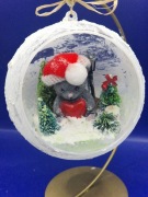 Bombka z Misiem z sercem 3d