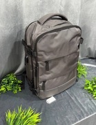 Szary Plecak podróżny na bagaż podręczny USB 40x30x20