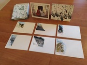 pamiątki z PRL - rękodzieło - kartki pocztowe z sentencjami