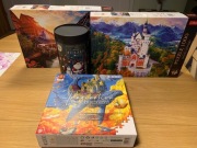 Zestaw 4 x puzzle tradycyjne Trefl, Interdruk, Goodloot (3x1000+500)
