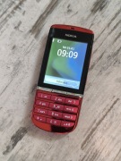 CZERWONA NOKIA ASHA 300 PL MENU BATERIA ŁADOWARKA 