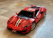 Klocki Ferrari 488 Pista Cada 3187 elementów MOC C61042