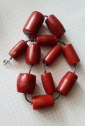 Czerwony koral. Piękny naszyjnik
