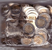 5zł 5złotych 2020 woreczek menniczy