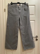 Szare jeansy H&M Flared Regular – rozm. 48, nowe z metką