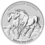 2023 - Australijski dziki koń - Brumby 1 uncja srebra