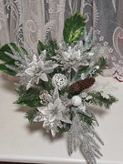 Stroik/ wiązanka bożonarodzeniowa na cmentarz, wazon 