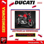 KSIAZKA SERWISOWA DUCATI MONSTER 937 + 2022r SERWISOWKA INSTRUKCJA j.POLSKI