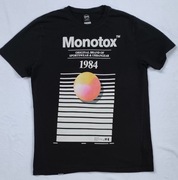 KOSZULKA T-SHIRT MĘSKA MONOTOX CZARNA ROZMIAR L