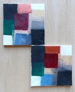 Dwa kwadratowe obrazy 