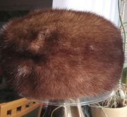 Czapka, toczek, lis naturalny, wyrób Polski